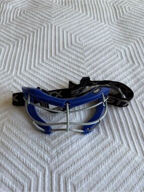 STX Blue Lacrosse Goggles / Protective Eyewear Adjustable Strap
